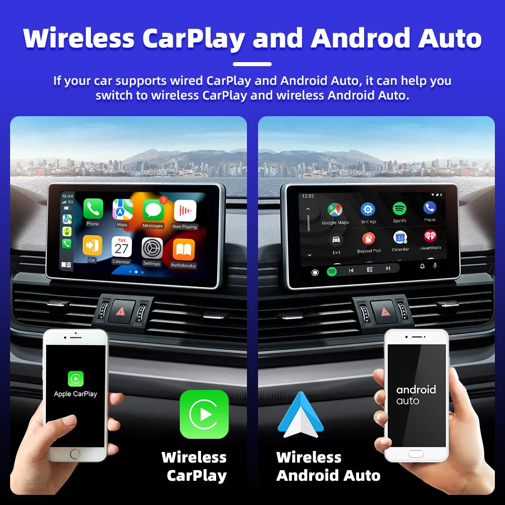 EKIY Mini Wireless CarPlay for Toyota, Mazda, Nissan & More – iOS15 & Bluetooth