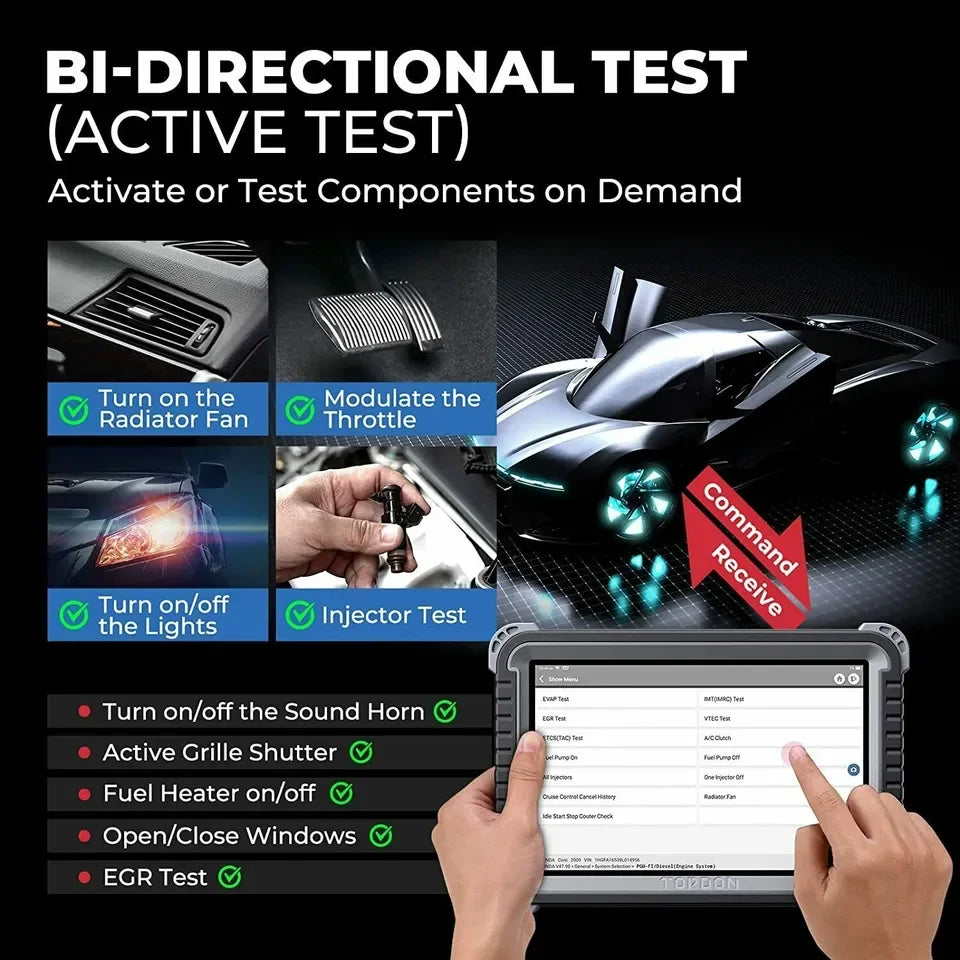 TOPDON Phoenix Plus 2 Pro OBD2 Scanner ECU Coding Tool – Car Accessories | MotorWorld Marketplace