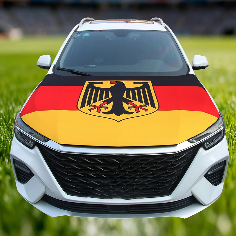 National Flag Car Hood Cover 115x160CM – Custom Engine Wrap