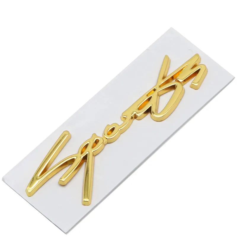 Universal 3D Metal SPORTS Emblem Badge Decal