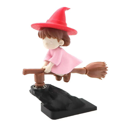 Wizard Broomstick Drift Dashboard Ornament – Pro Car Gift Pink – Car Accessories | MotorWorld Marketplace