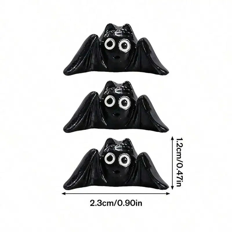 3pcs Bat Car Mirror & Dashboard Decor – Halloween Interior Set – Car Accessories | MotorWorld Marketplace
