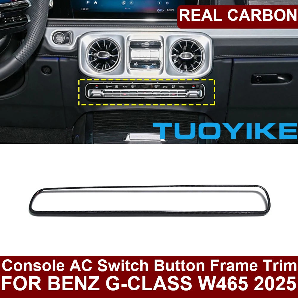(NOT SOLD TO USA) Real Carbon Fiber Seat Switch Trim for G-Class W465 2025+ Console AC Button Tr – Car Accessories | MotorWorld Marketplace