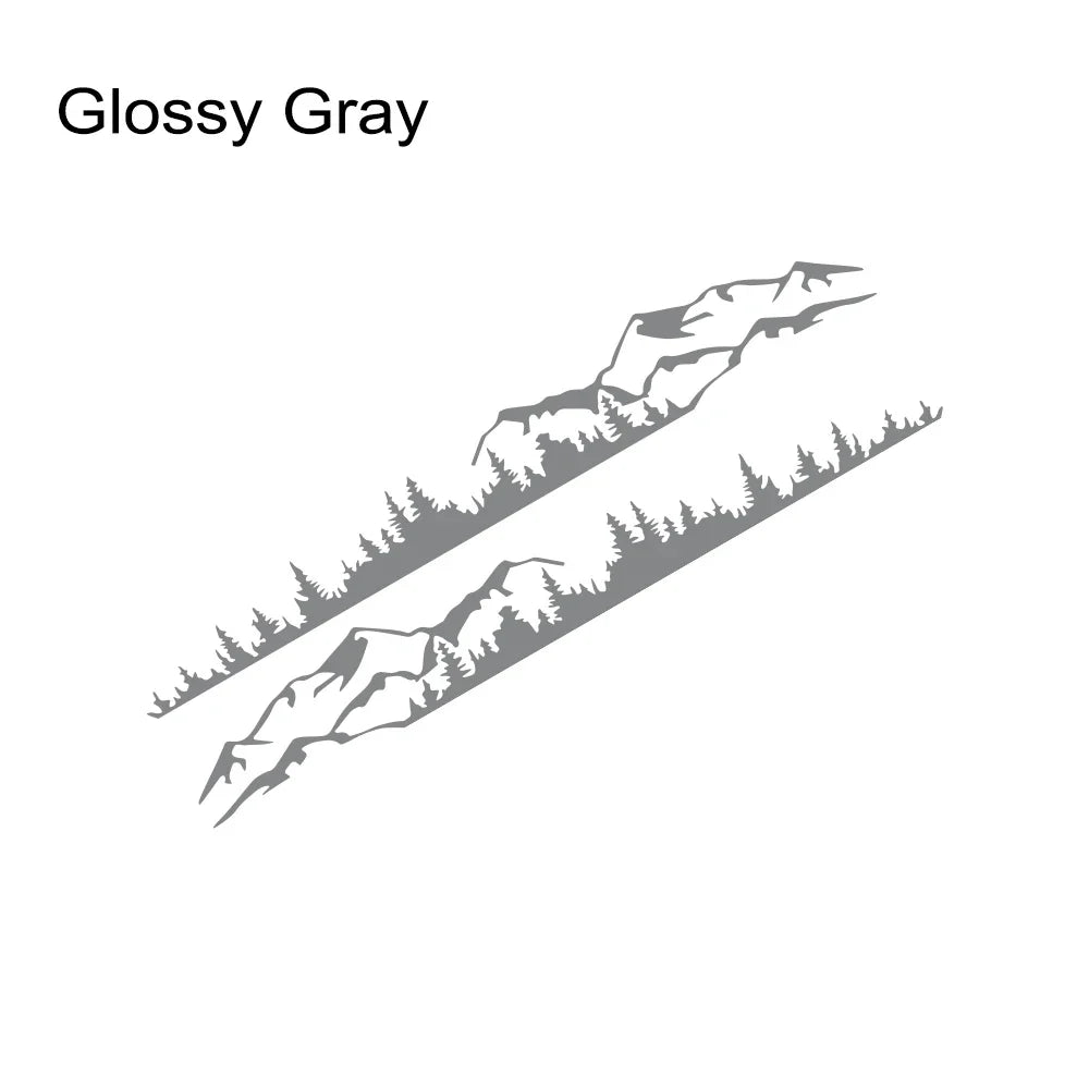 Forest Mountain Vinyl Decal for Ford Bronco TRX4 2021-2023 Glossy Gray – Car Accessories | MotorWorld Marketplace