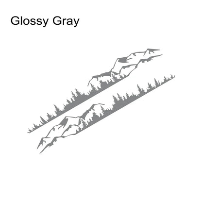 Forest Mountain Vinyl Decal for Ford Bronco TRX4 2021-2023 Glossy Gray – Car Accessories | MotorWorld Marketplace