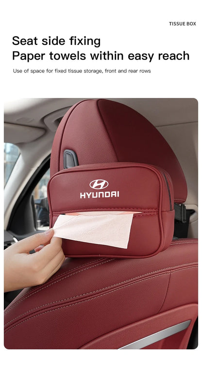 Hyundai Genesis N-LINE Armrest Tissue Box & Sunshade Kit