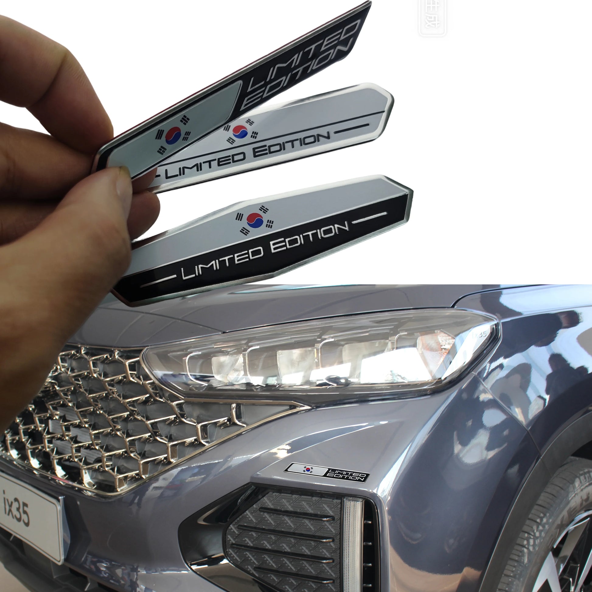 Korean Limited Edition Aluminum Car Trunk Emblem Decal – Car Accessories | MotorWorld Marketplace