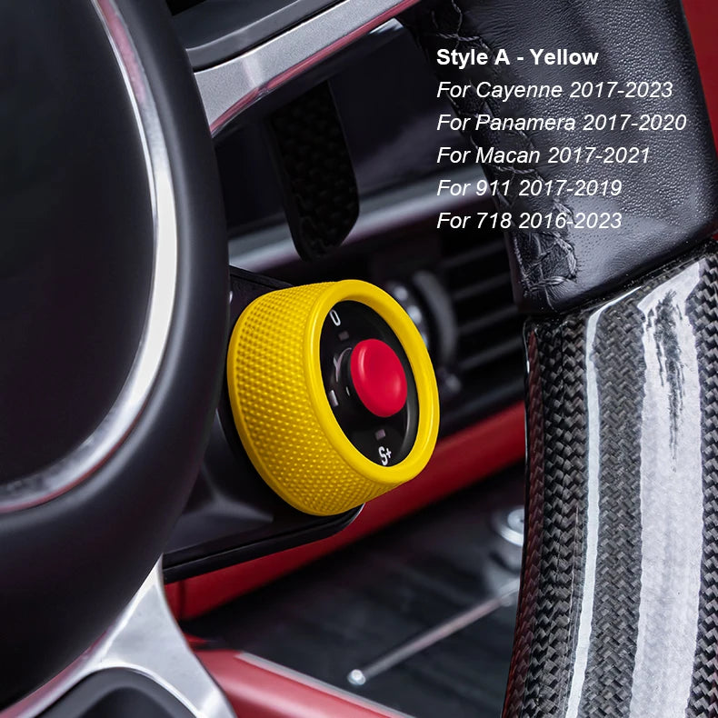 Multicolour SC Ejection Knob for Porsche 2016-2025