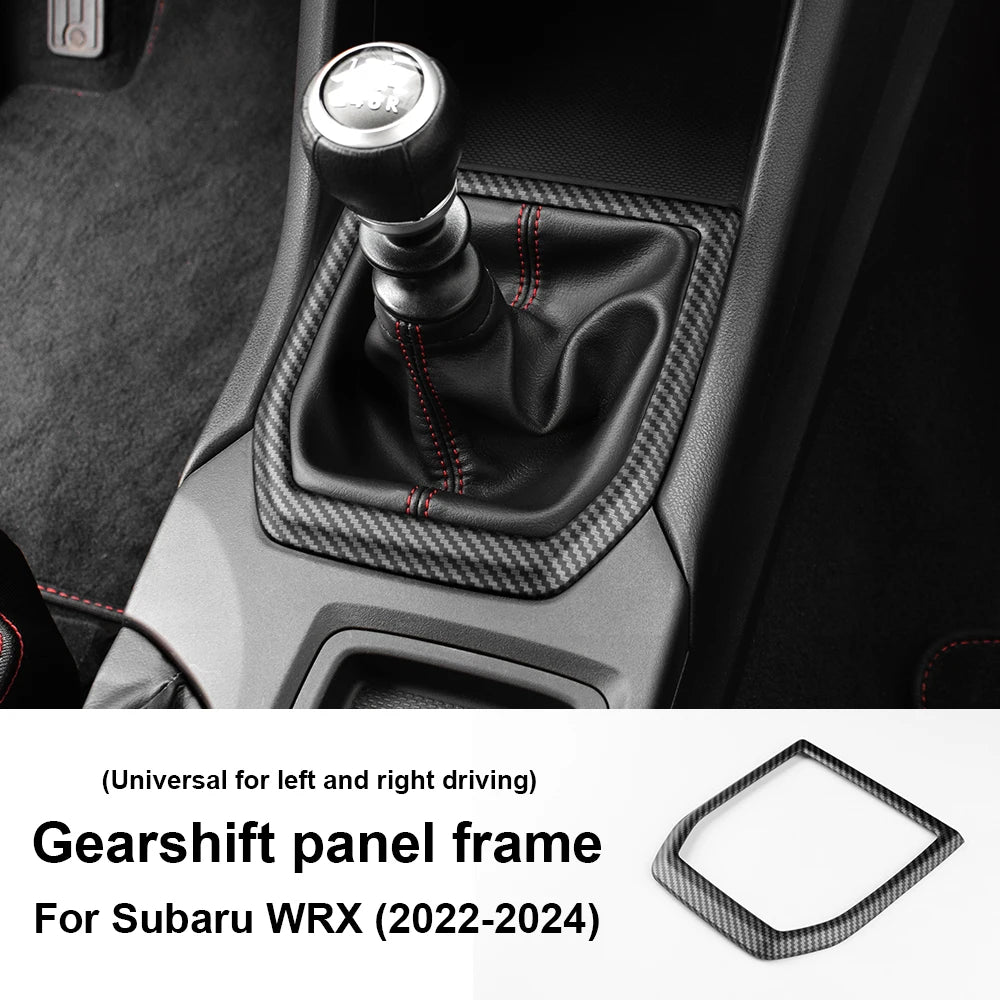 Subaru Impreza WRX STI 2022-2024 Carbon Gear Shift Panel Cover Trim Matte Carbon – Car Accessories | MotorWorld Marketplace