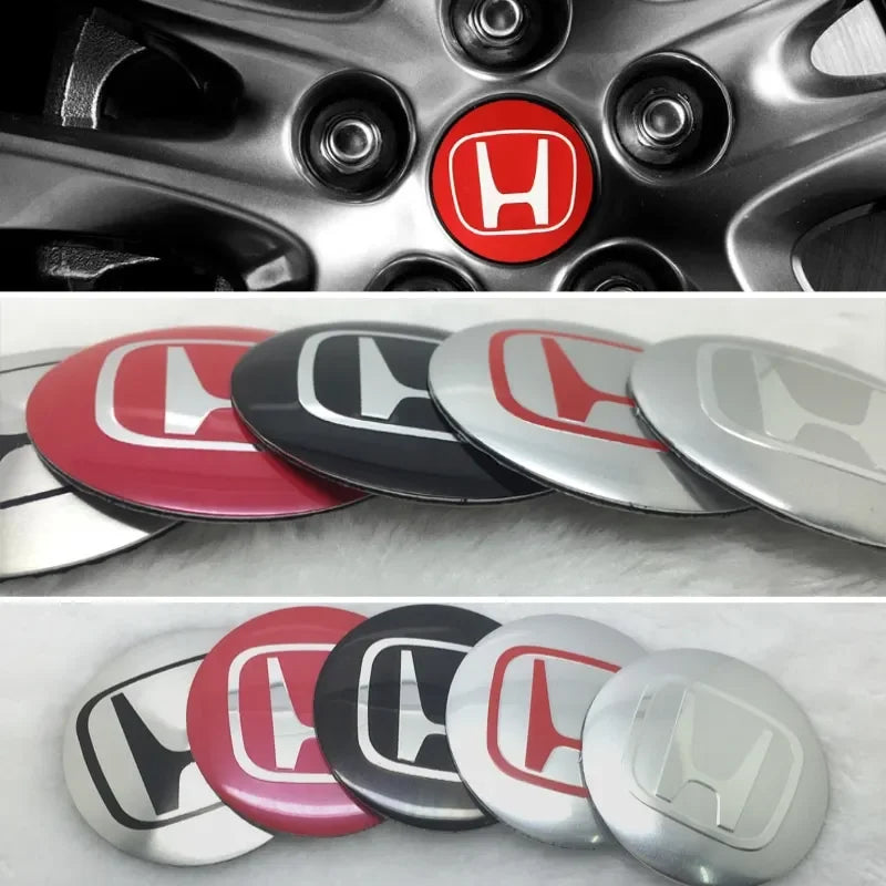 56mm(2.2") Mugen Power Hub Caps for Honda