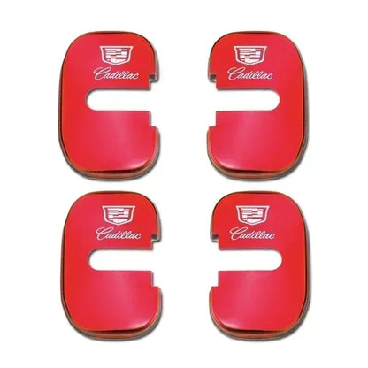 (NOT SOLD TO USA) 4pcs Door Lock Cover Stickers for Cadillac CTS ATS Escalade B-Red – Car Accessories | MotorWorld Marketplace