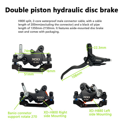 Electric Scooter Hydraulic Disc Brake H800/H880 for KUKirin – Car Accessories | MotorWorld Marketplace