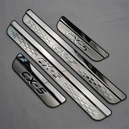 Mazda CX-5 2017-2023 Stainless Door Sill Scuff Trim