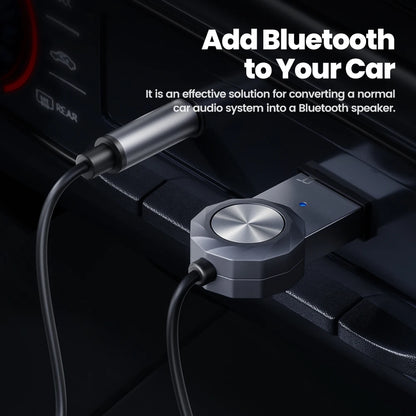 Adaptateur auxiliaire Bluetooth 5.1 Toocki – Kit audio sans fil et mains libres pour voiture