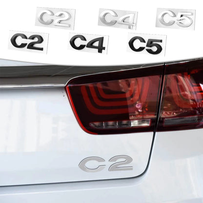 ABS Rear Emblem Badge Sticker for Citroen C2 C4 C5 VTS – Car Accessories | MotorWorld Marketplace
