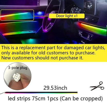 For Bentley Flying Spur 3Y/4N RGB 22in1 Ambient Light Kit