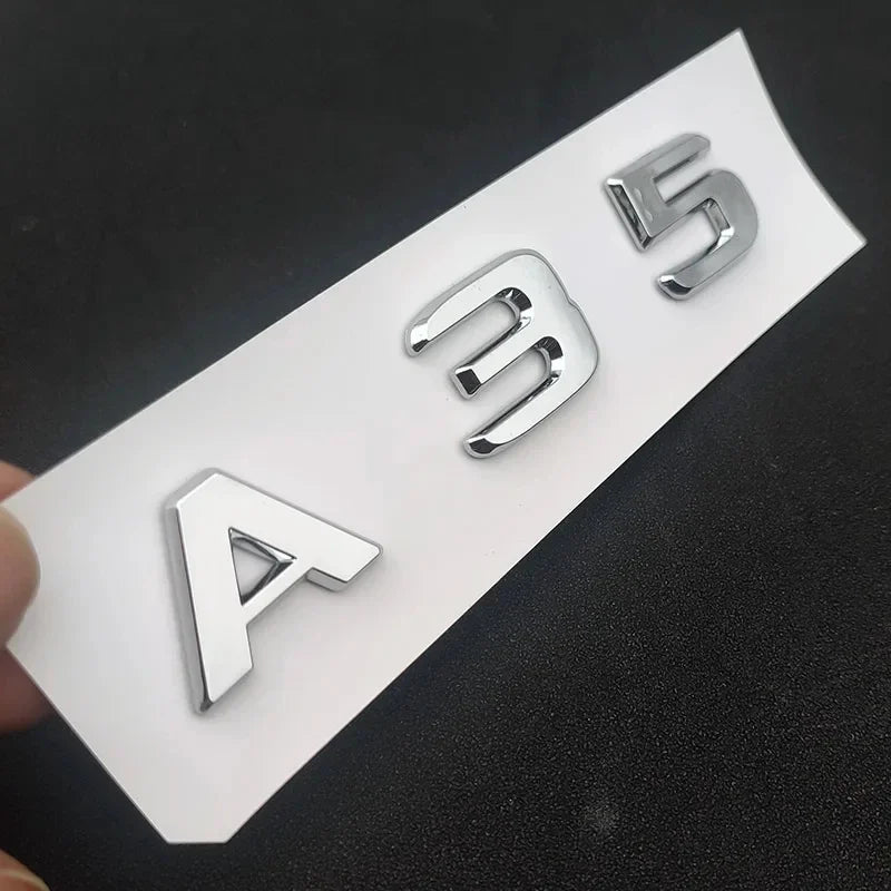 ABS Chrome Trunk Emblem for Mercedes A35 A45 AMG W177/W176