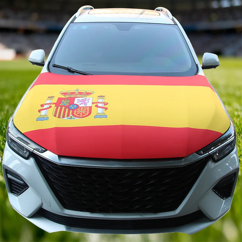 National Flag Car Hood Cover 115x160CM – Custom Engine Wrap