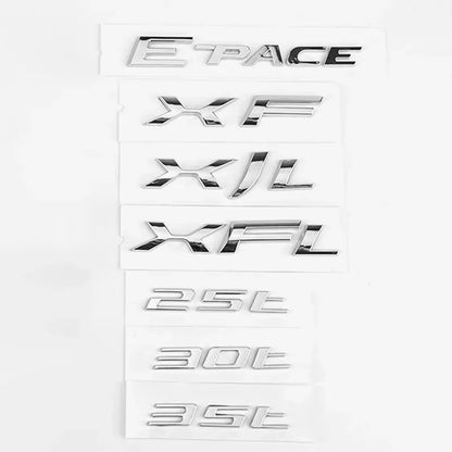 Jaguar Displacement & Model Stickers