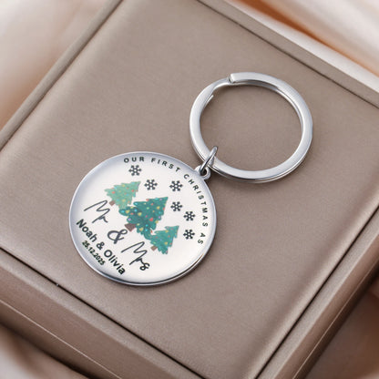 Custom Stainless Steel Keychain – Engraved Name & Date Gift – Car Accessories | MotorWorld Marketplace