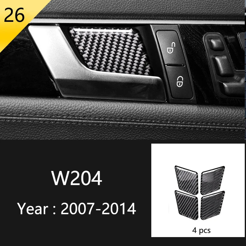 Carbon Fiber Window Trim for Mercedes C-Class W204/C180/C200 Type 26 – Car Accessories | MotorWorld Marketplace
