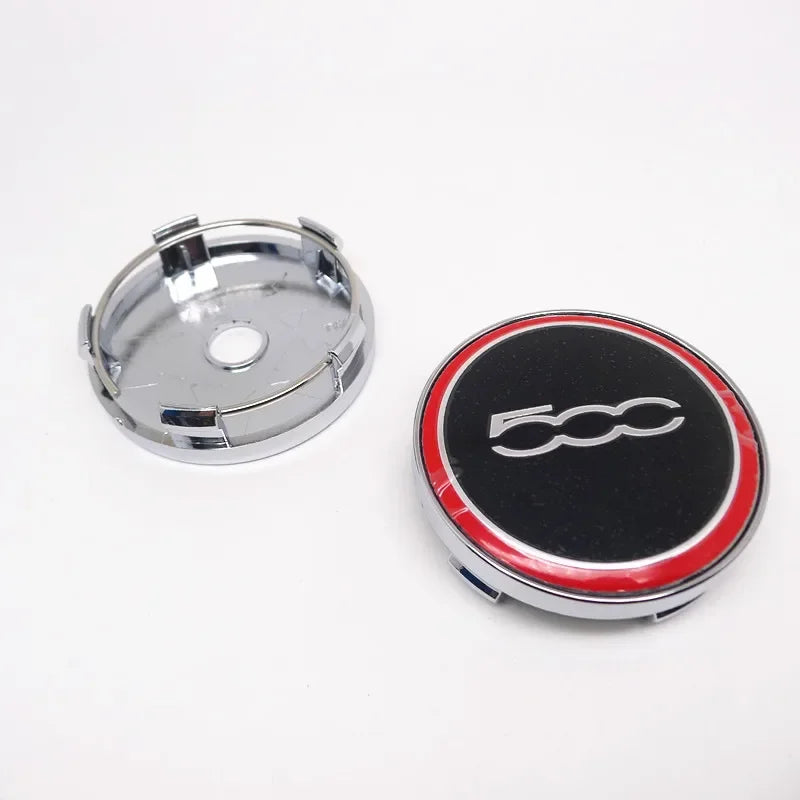 4pcs 60mm(2.4") Wheel Hub Caps Fit Fiat 500 Punto Stilo Bravo