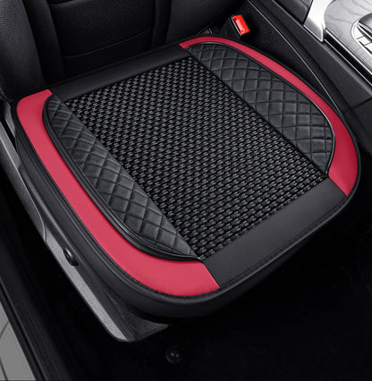 Housse de siège auto universelle en cuir PU, soie glacée, antidérapante, de luxe