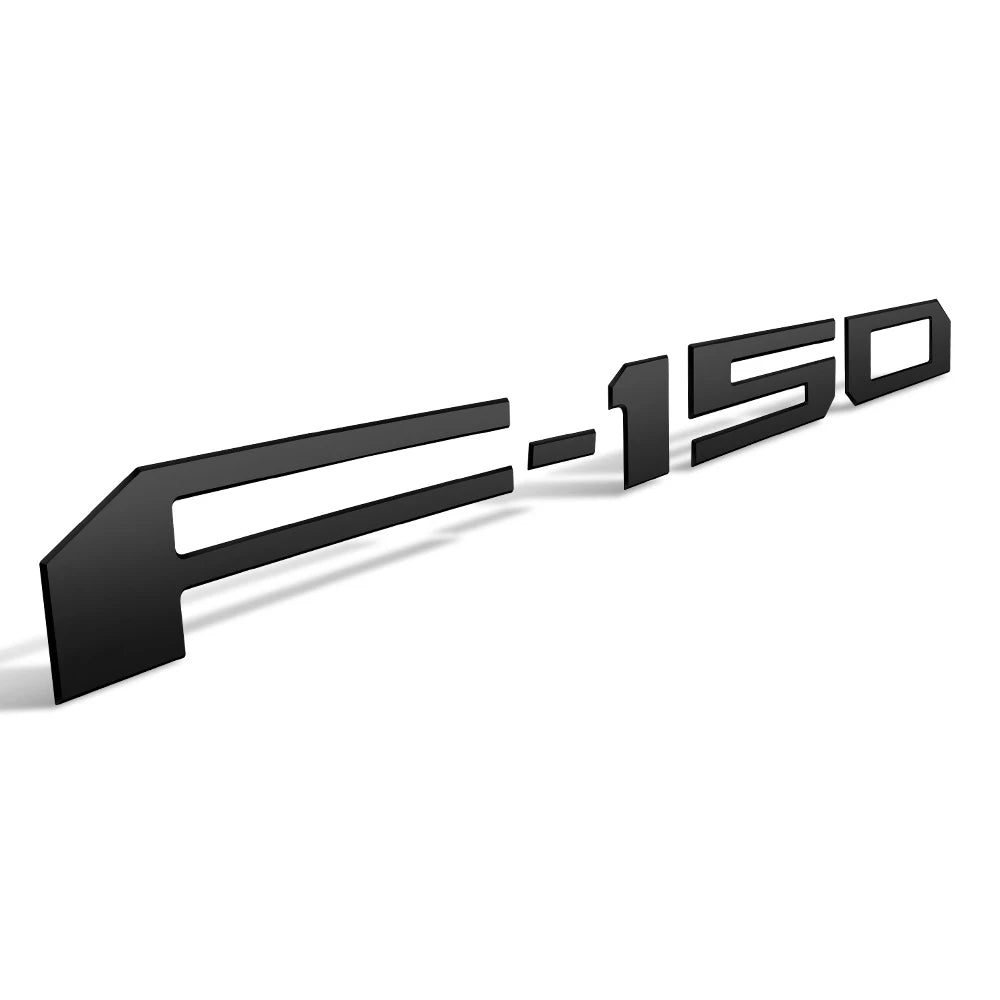Black F-150 Rear Emblem Badge Sticker for Ford