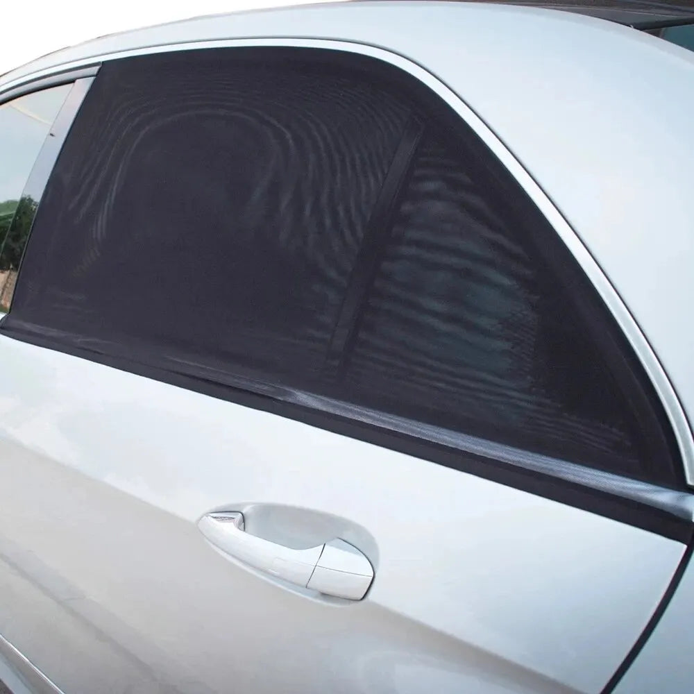 Universal Car Sunshade Curtains – Mesh Side Window Shades for SUVs