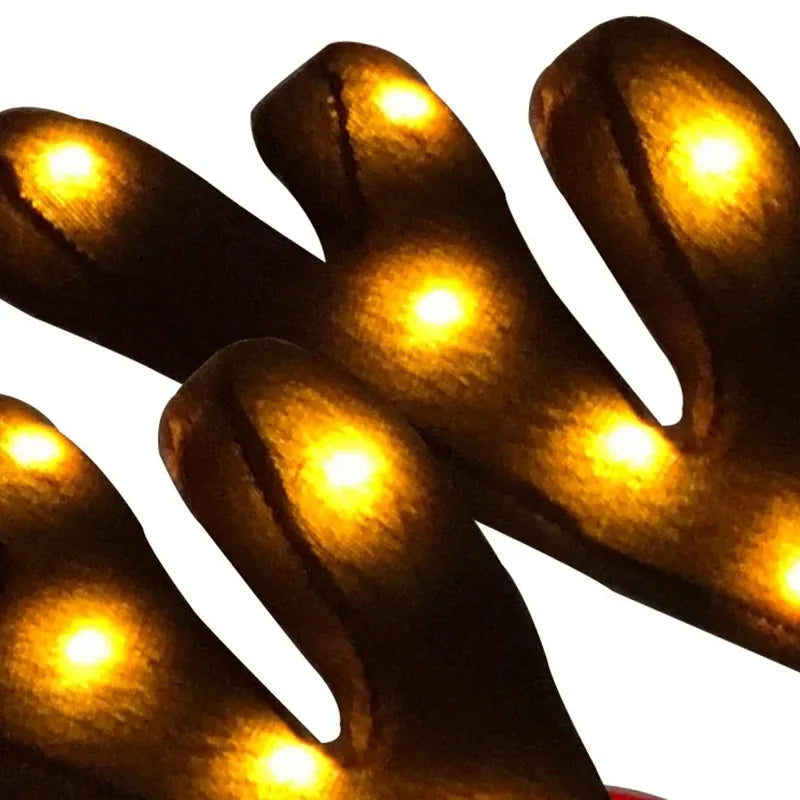 LED Reindeer Antler Kit – Festive Car & Truck Decoration