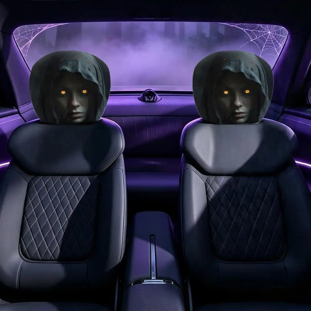 Halloween Reaper Headrest Covers – Horror Car Decor – Car Accessories | MotorWorld Marketplace