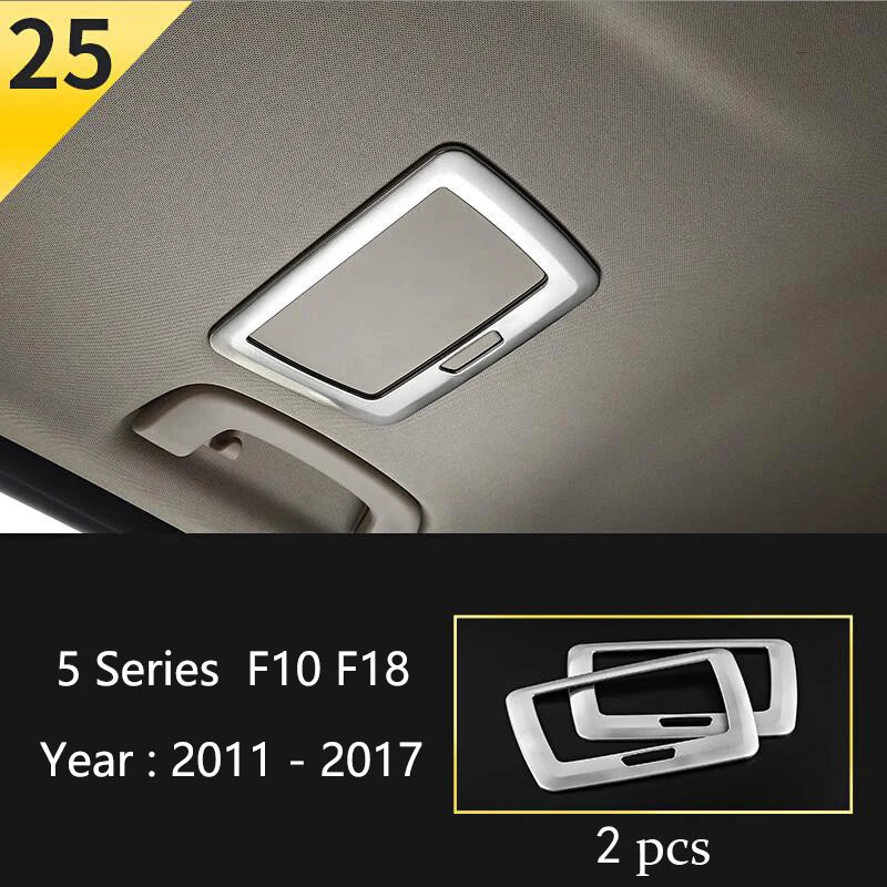 BMW F10 F18 Interior Button Panel Trim Stainless Steel Cover 25 Type – Car Accessories | MotorWorld Marketplace