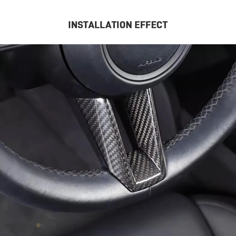 Carbon Fiber Steering Wheel Trim for Porsche 2019-2023 – Car Accessories | MotorWorld Marketplace
