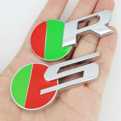 3D Metal R S Logo Badge Emblem for Jaguar