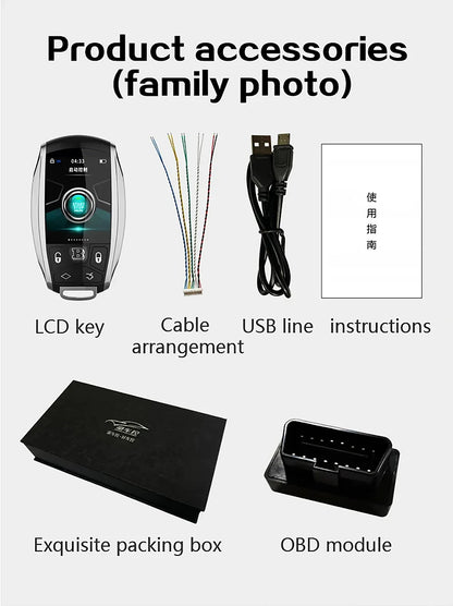 Clé intelligente universelle LCD B-One pour BMW, Benz, Audi et plus