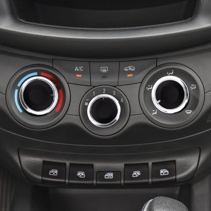 Lot de 3 boutons de climatisation en aluminium pour Chevrolet Sail 2008-2014 