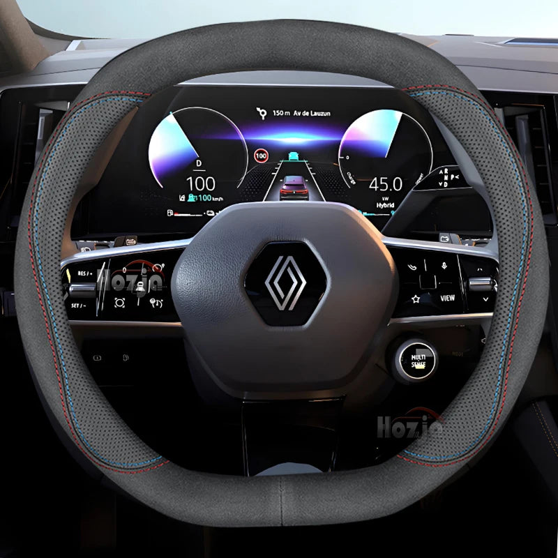 Premium Leather Steering Cover for Renault Austral 2022-2024