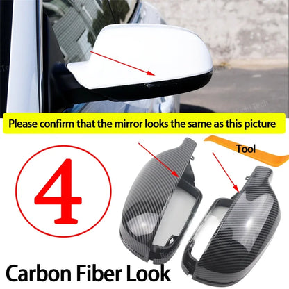 Carbon Fiber Look Mirror Cap for Audi 4. Carbon Look – Car Accessories | MotorWorld Marketplace
