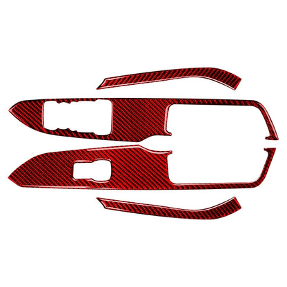 Carbon Fiber Window Switch Trim for Mustang GT 2015-2021