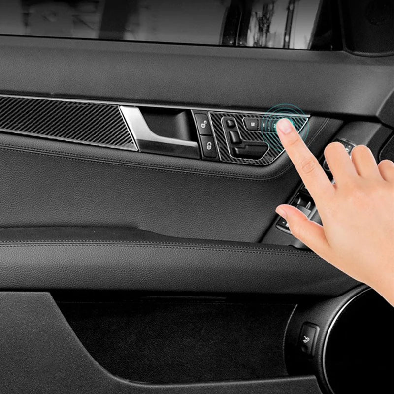 Carbon Fiber Window Trim for Mercedes C-Class W204/C180/C200 – Car Accessories | MotorWorld Marketplace