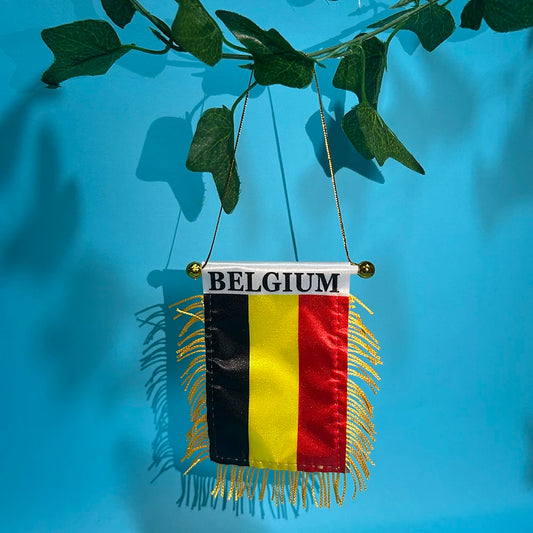 Belgium Car Window Flag 8x12cm Double-Sided – Car Accessories | MotorWorld Marketplace