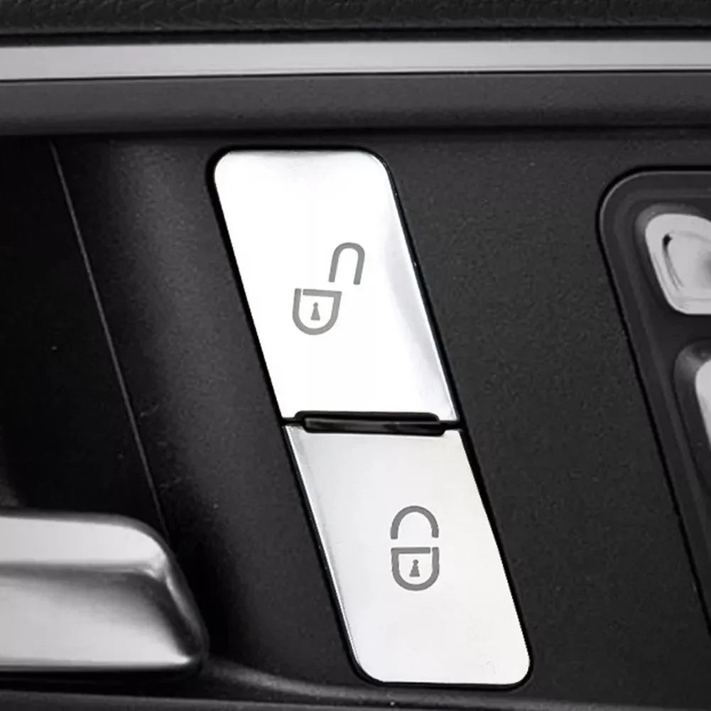 Mercedes W204/W212 Door Lock Switch Cover Set 4-Door