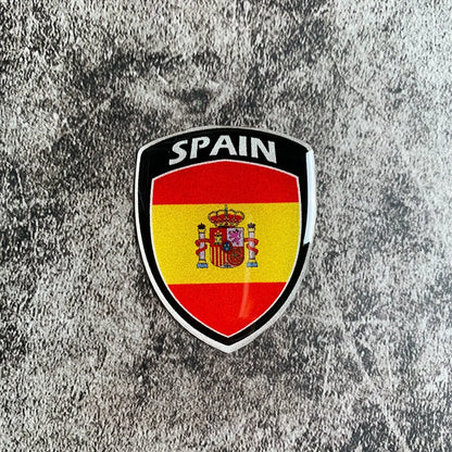 3D Reflective National Flag Sticker Motorcycle Parts Car Decal Korea France Russia Spain Brazil Chile ukraine British Italy USA SPAIN – Car Accessories | MotorWorld Marketplace