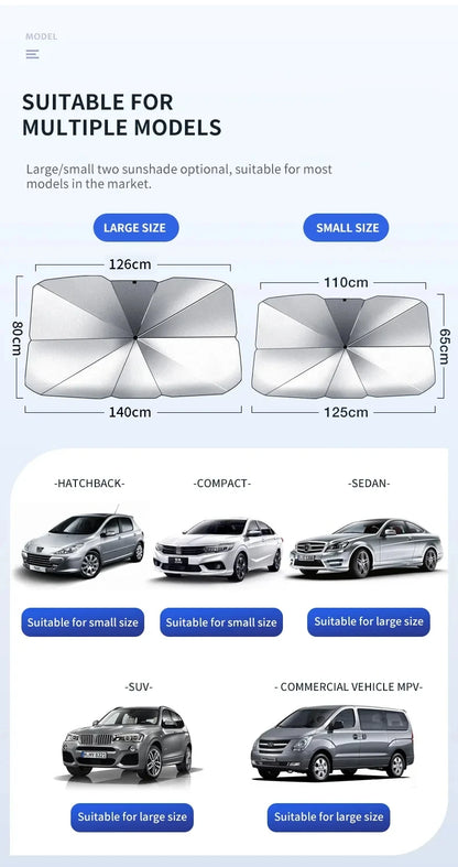 Foldable Sun Shade Umbrella for Mitsubishi Outlander/Pajero