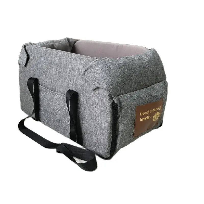 Portable Pet Car Seat & Carrier – Safe Travel for Small Pets grey Small – Car Accessories | MotorWorld Marketplace