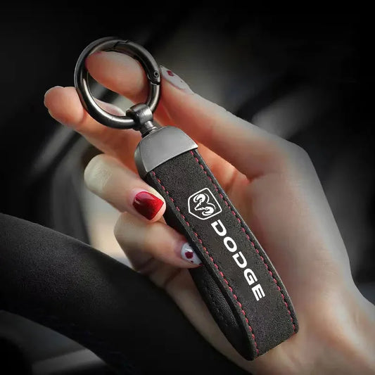 Premium Suede Keychain for Dodge Ram