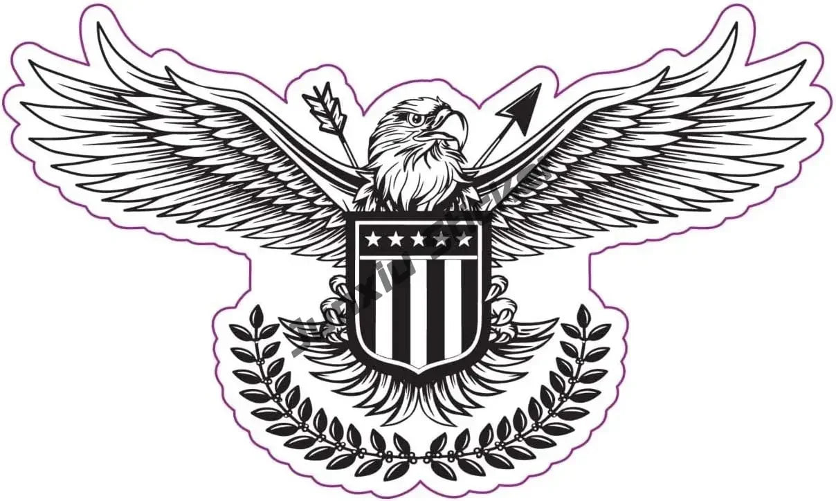 USA Flag Eagle Veteran Decal – Durable Vinyl Car Sticker American Flag 4 Reflective decal – Car Accessories | MotorWorld Marketplace