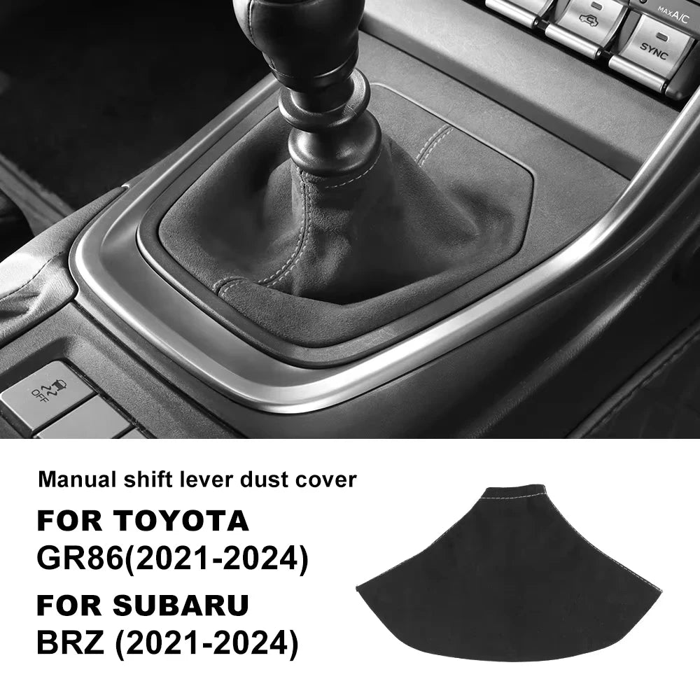 Suede Shift Boot for BRZ ZD8 GR86 ZN8 2021-2025 RHD/LHD Gray – Car Accessories | MotorWorld Marketplace