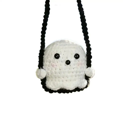 Halloween Crochet Car Pendant | Rearview Mirror Ornament Gift B – Car Accessories | MotorWorld Marketplace