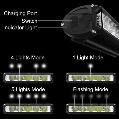 Fivemi 10000mAh Bike Light & Power Bank, USB, Pro Cycling – Car Accessories | MotorWorld Marketplace